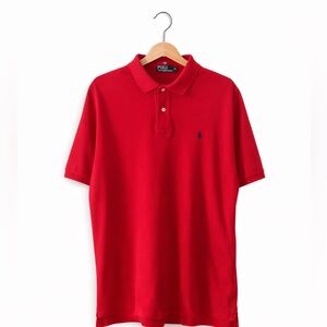 Polo Ralph Lauren Men's Red Polo Shirt XL Cotton Classic